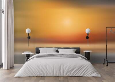 abstract background blur sunset Wall mural