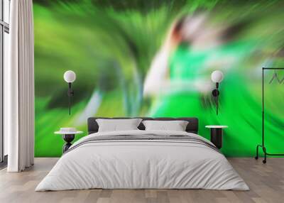 Abstract colored lines background and blurred Wall mural