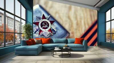 Medal and the Order of World War USSR Wall mural