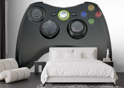 black game controller Wall mural