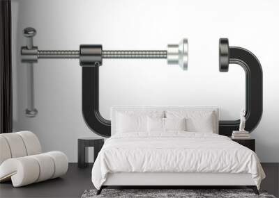 C- clamp Wall mural