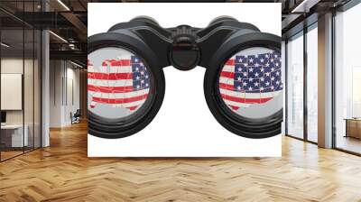 Espionage in the USA concept, 3D rendering Wall mural