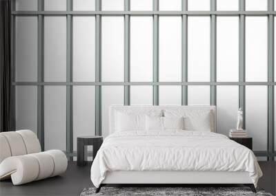 metal prison bars Wall mural