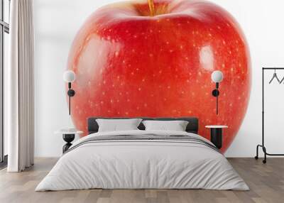 Bright shiny red apple Wall mural