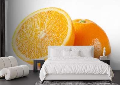 sliced orange halves Wall mural