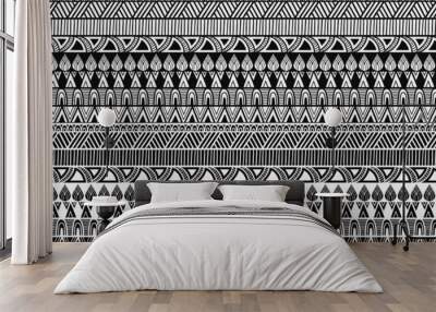 Vector Seamless Ethnic Pattern Wall mural