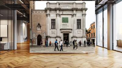 Façade of the Gallerie dell'Accademia, a museum gallery of pre-19th-century art in Venice, northern Italy Wall mural