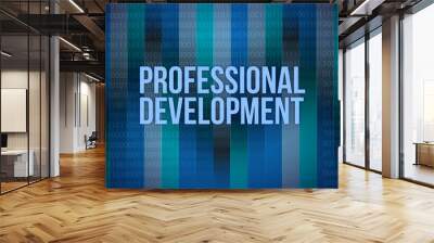 professional development concept binary Wall mural