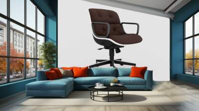  The office chair with isolated background. 3d render Wall mural