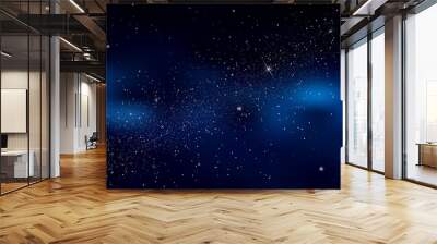 Abstract background is a space with stars nebula.Vector Wall mural