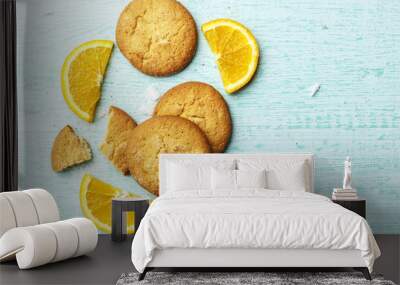 cookie pile on the table Wall mural