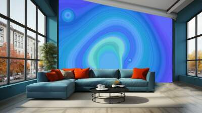 Abstract Cells Metamorphosis 3D Animation Wall mural