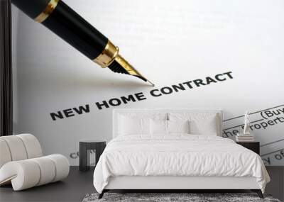 home contract Wall mural