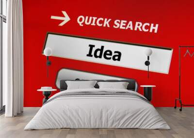 Search for idea Wall mural