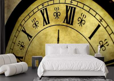 Vintage clock Wall mural