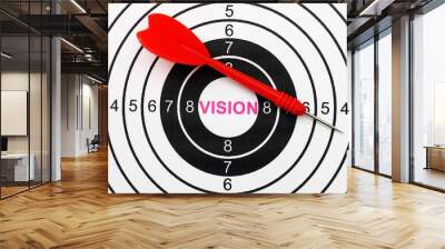 Vision target concept Wall mural