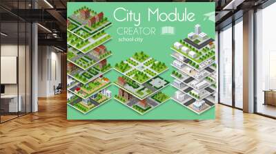 City module  urban creator  Wall mural