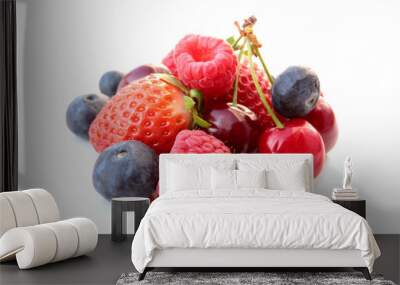 fruits rouges Wall mural