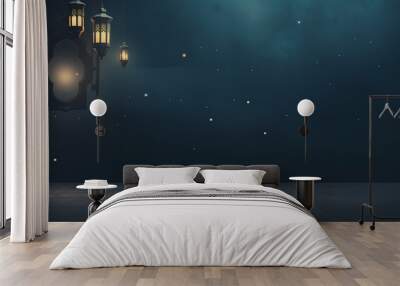 Ramadan background, solid, empty Wall mural