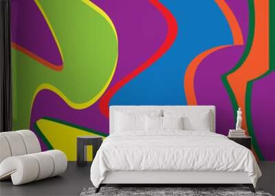 flat vector icon background Wall mural