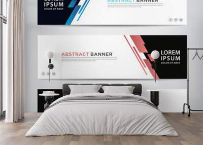 modern banner template, vector illustration Wall mural