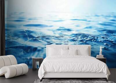 Blue Water Texture Wall mural