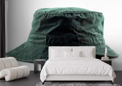 Green Bucket Hat Wall mural