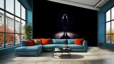 light bulb flickering Wall mural