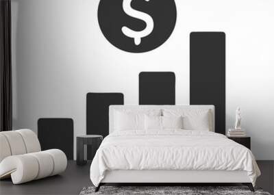 Profit icon Wall mural