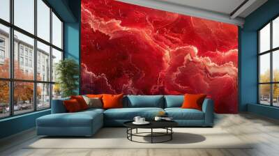 red marble texture abstract background Wall mural