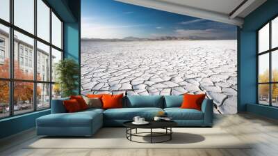 white sands in desert Wall mural