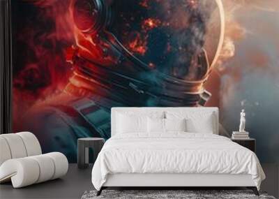 astronaut in space Wall mural