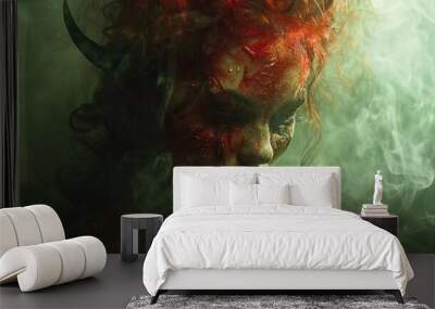 female demoness Wall mural