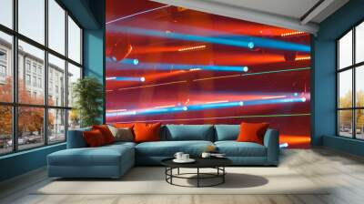 rays of light illuminate the scene Wall mural