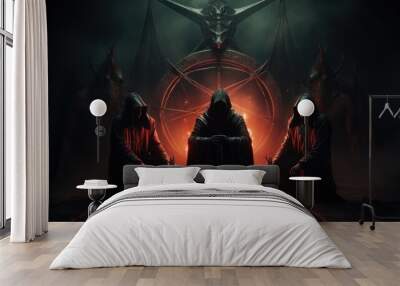 satanic cult Wall mural