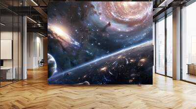 space landscape Wall mural