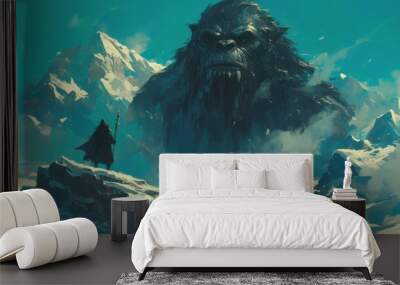 spirit of the mountains Wall mural