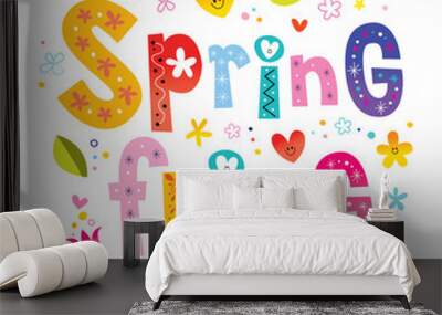 spring fling Wall mural