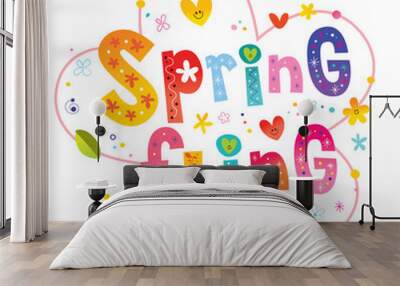 Spring fling Wall mural