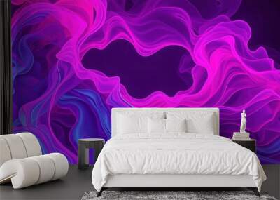 Minimalist Background Elegant Curves and Textures for a Modern Business Banner
 Wall mural