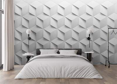 white background texture. 3d rendering. Wall mural