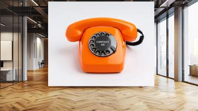 vintage & retro telephone for call center concept Wall mural