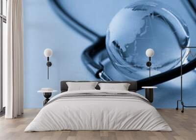 World Global healthcare & Ecology Wall mural