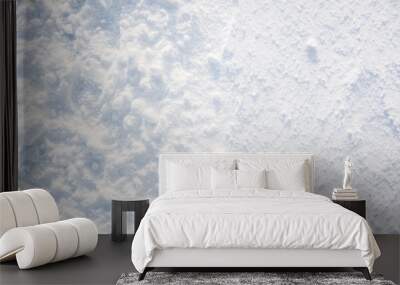 Winter texture, snow background Wall mural