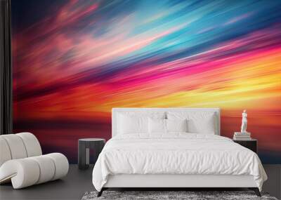 a trending modern blur background with a smooth gradient transitioning between two or more complementary colors Wall mural