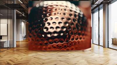 abstract rose gold ball photography for home decor Wall mural