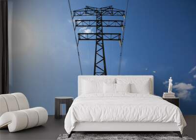 electric pole Wall mural