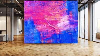 abstract oil paint texture on canvas, background Wall mural