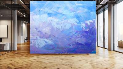 abstract oil paint texture on canvas, background Wall mural