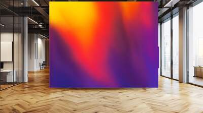 Photo of Holographic Ultra Violet abstract background. Holographic foil texture for your design Wall mural